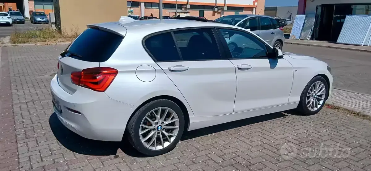 Usata BMW 116 116 CV (85 kW) 2015 Bianco Utilitaria