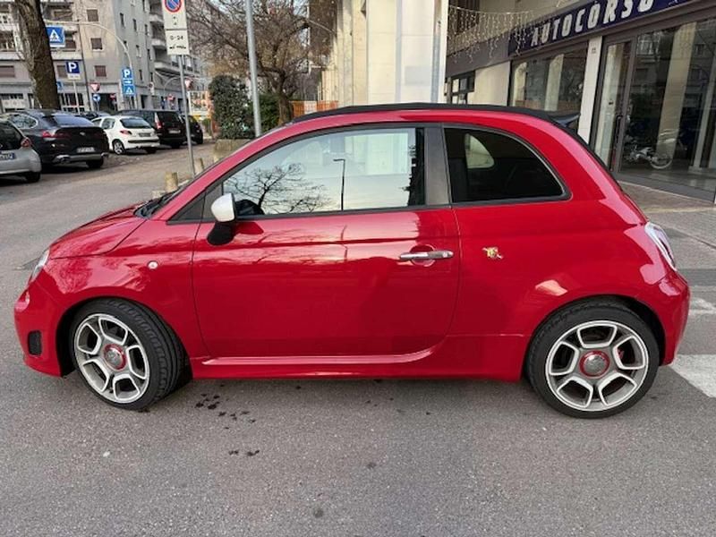 Usata Abarth 595C 140 CV (102 kW) 2013 Rosso Cabrio