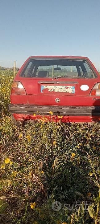 Usata VW Golf II 1987 Rosso Utilitaria