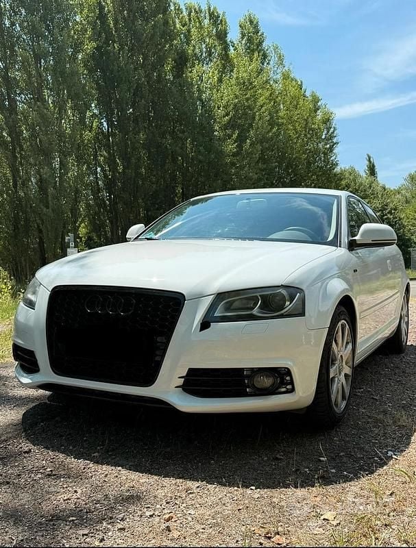 Usata Audi A3 S-Line 102 CV (75 kW) 2009 Bianco Utilitaria