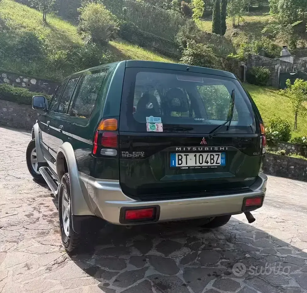 Usata Mitsubishi Pajero Sport 115 CV (84 kW) 2001 Verde SUV