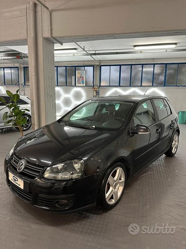 Usata VW Golf VI GT 140 CV (102 kW) 2008 Nero Utilitaria