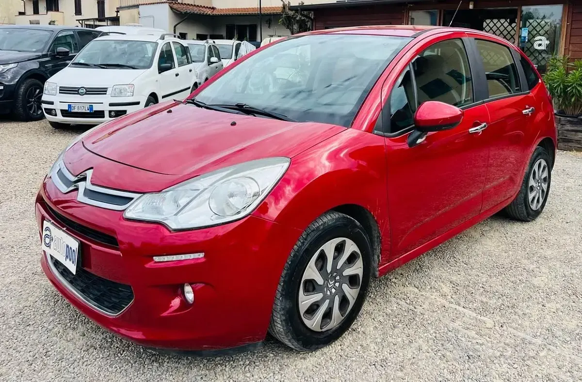 Usata Citroën C3 PureTech 82 CV (60 kW) 2014 Rosso Berlina