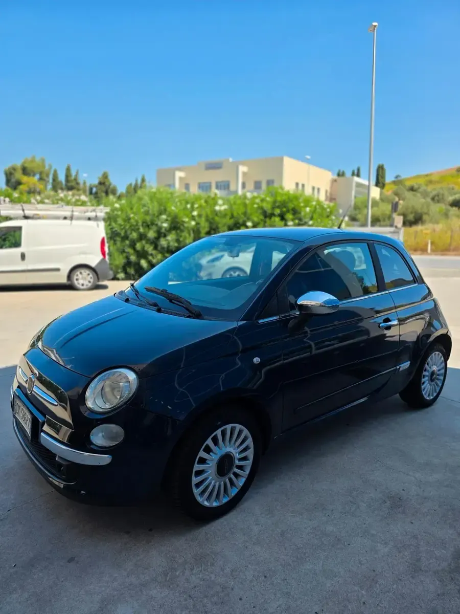 Usata Fiat 500 Pop 75 CV (55 kW) 2008 Blu Utilitaria