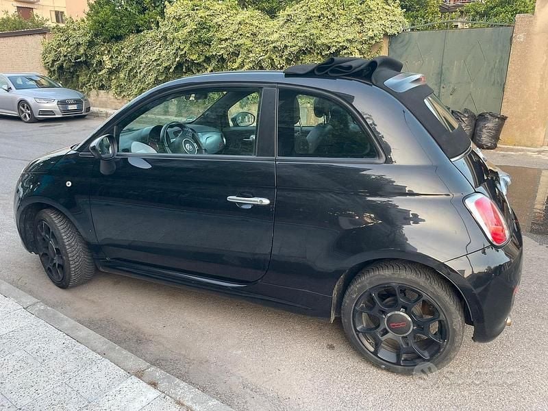 Usata Fiat 500 2014 Nero Cabrio