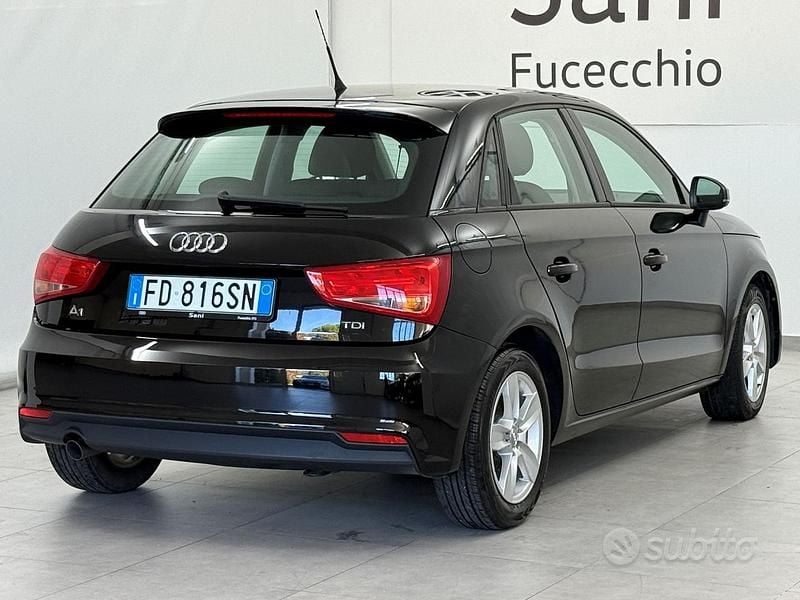 Usata Audi A1 Sportback 90 CV (66 kW) 2016 Nero Utilitaria