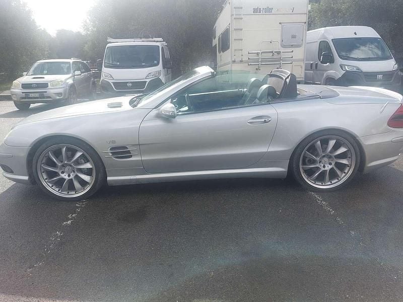 Usata Mercedes SL500 AMG 306 CV (225 kW) 2002 Argento Cabrio