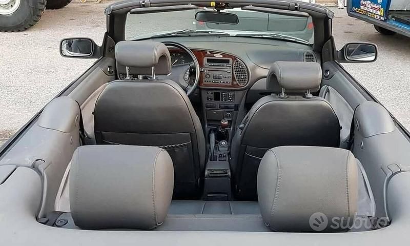 Usata Saab 9-3 Cabriolet 150 CV (110 kW) 2001 Grigio Cabrio