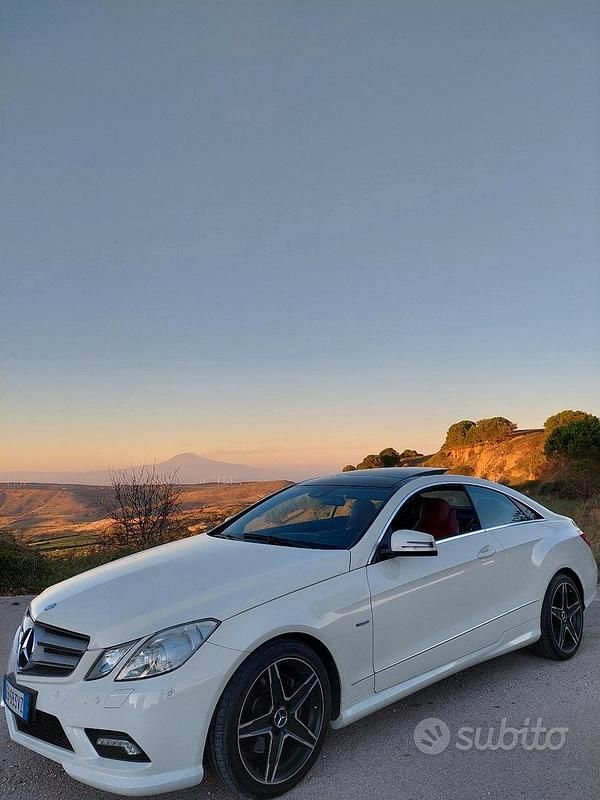 Usata Mercedes E350 2010 Bianco Coupé