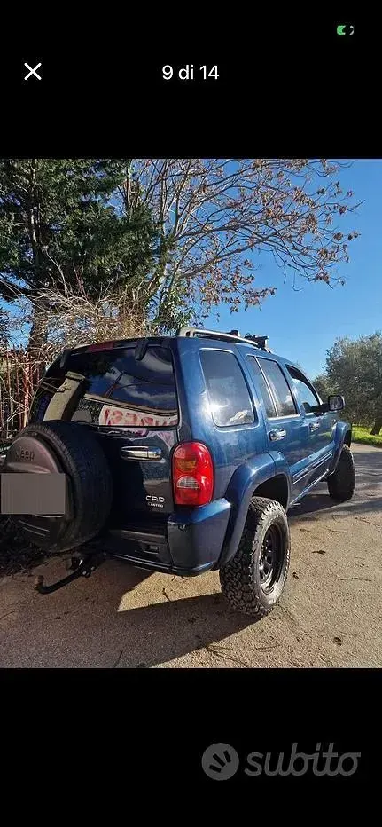 Usata Jeep Cherokee 163 CV (119 kW) 2004 Blu SUV