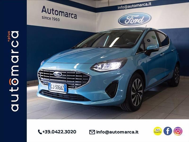 Usata Ford Fiesta Titanium 125 CV (91 kW) 2022 Blu metallizzato Utilitaria