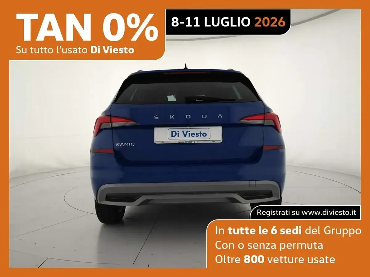Usata Skoda Kamiq Ambition 110 CV (80 kW) 2024 K4 blu mediterraneo SUV