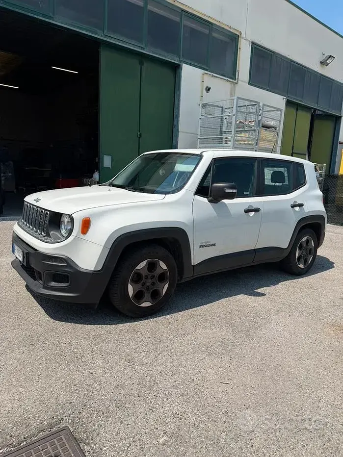 Usata Jeep Renegade 95 CV (69 kW) 2017 Bianco SUV