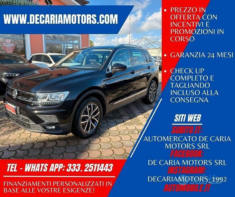 Usata VW Tiguan Sportline 150 CV (110 kW) 2018 Nero SUV