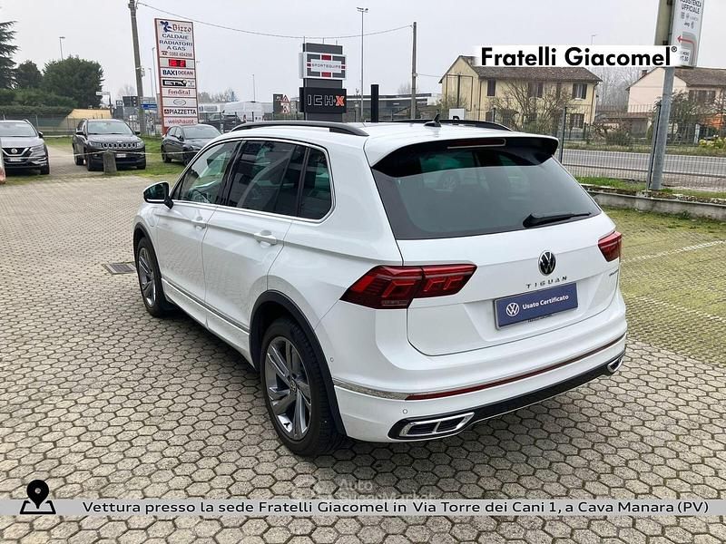 Usata VW Tiguan R-line 245 CV (180 kW) 2023 Bianco SUV