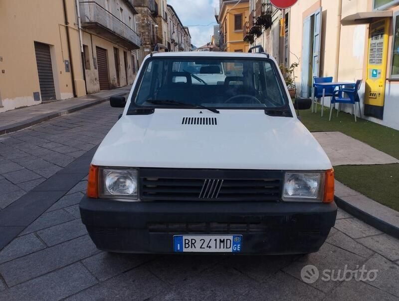 Usata Fiat Panda 39 CV (28 kW) 2001 Bianco Utilitaria