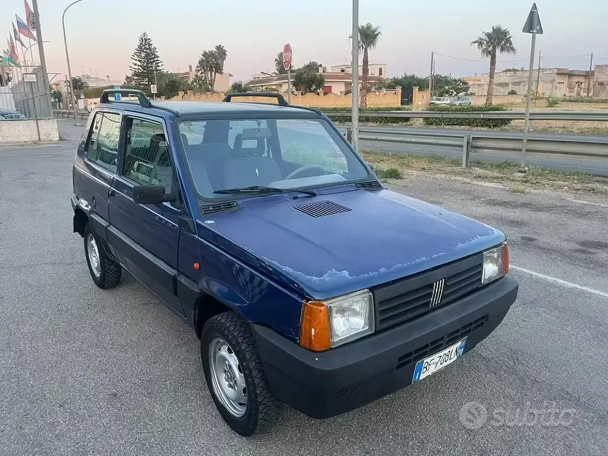 Usata Fiat Panda 4x4 Trekking 54 CV (39 kW) 1999 Blu Utilitaria