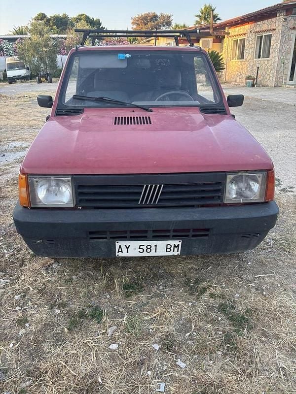 Usata Fiat Panda 1997 Rosso Utilitaria