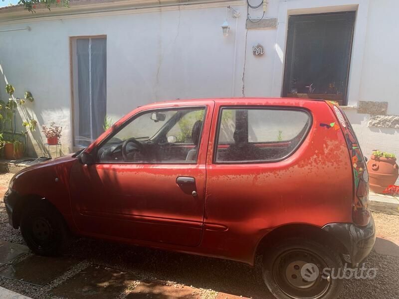 Usata Fiat Seicento 2001 Rosso Utilitaria