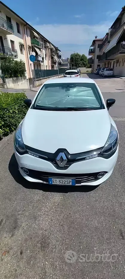 Usata Renault Clio IV 90 CV (66 kW) 2014 Bianco Berlina