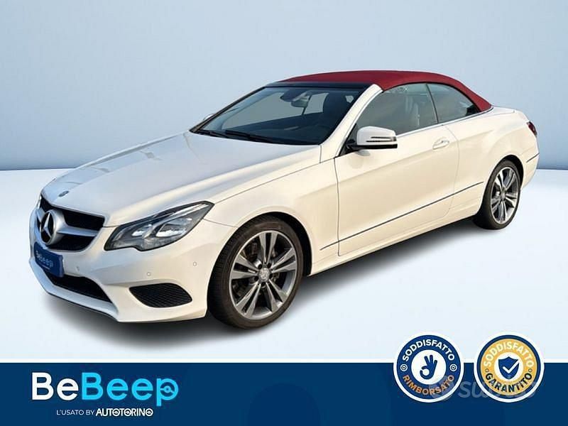 Usata Mercedes E220 2016 Bianco Cabrio