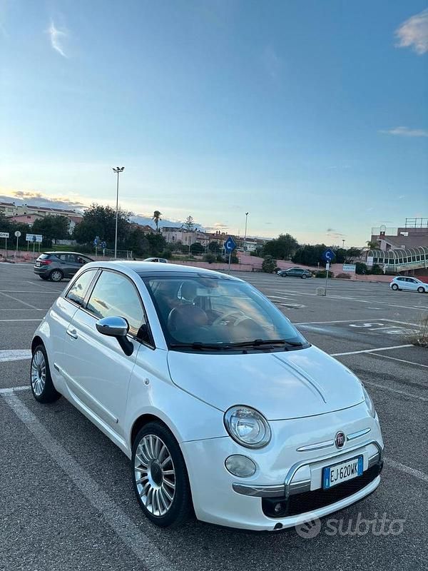 Usata Fiat 500 95 CV (69 kW) 2011 Bianco