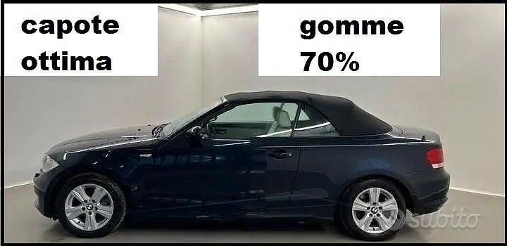 Usata BMW 120 Cabriolet 177 CV (130 kW) 2009 Blu Cabrio