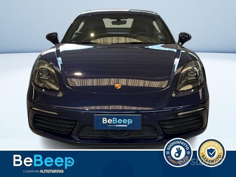 Usata Porsche 718 Cayman 300 CV (220 kW) 2020 Blu metallizzato Coupé