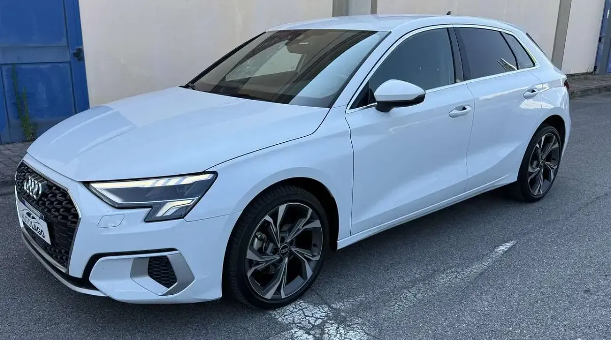 Usata Audi A3 Advanced 116 CV (85 kW) 2022 Bianco Berlina