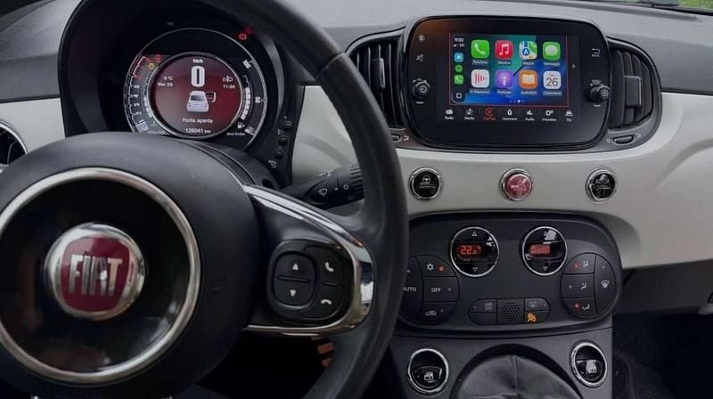 Usata Fiat 500 Lounge 69 CV (50 kW) 2019 Bianco Utilitaria