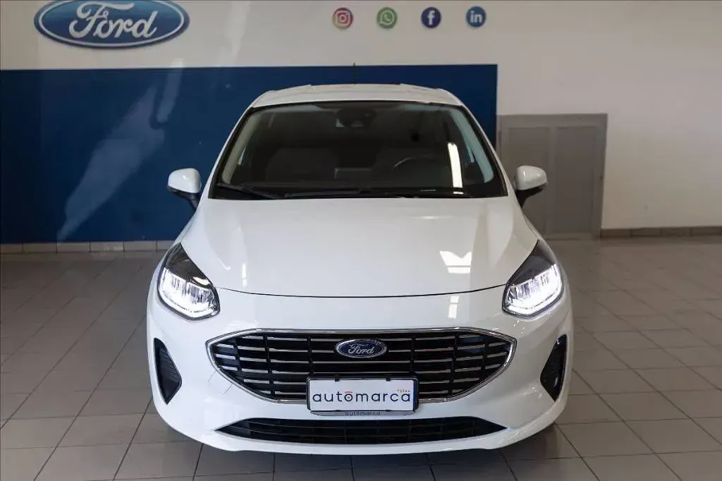 Usata Ford Fiesta Titanium 125 CV (91 kW) 2022 Bianco Utilitaria