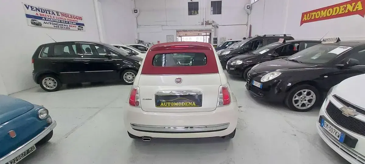 Usata Fiat 500C 69 CV (50 kW) 2012 Bianco Cabrio