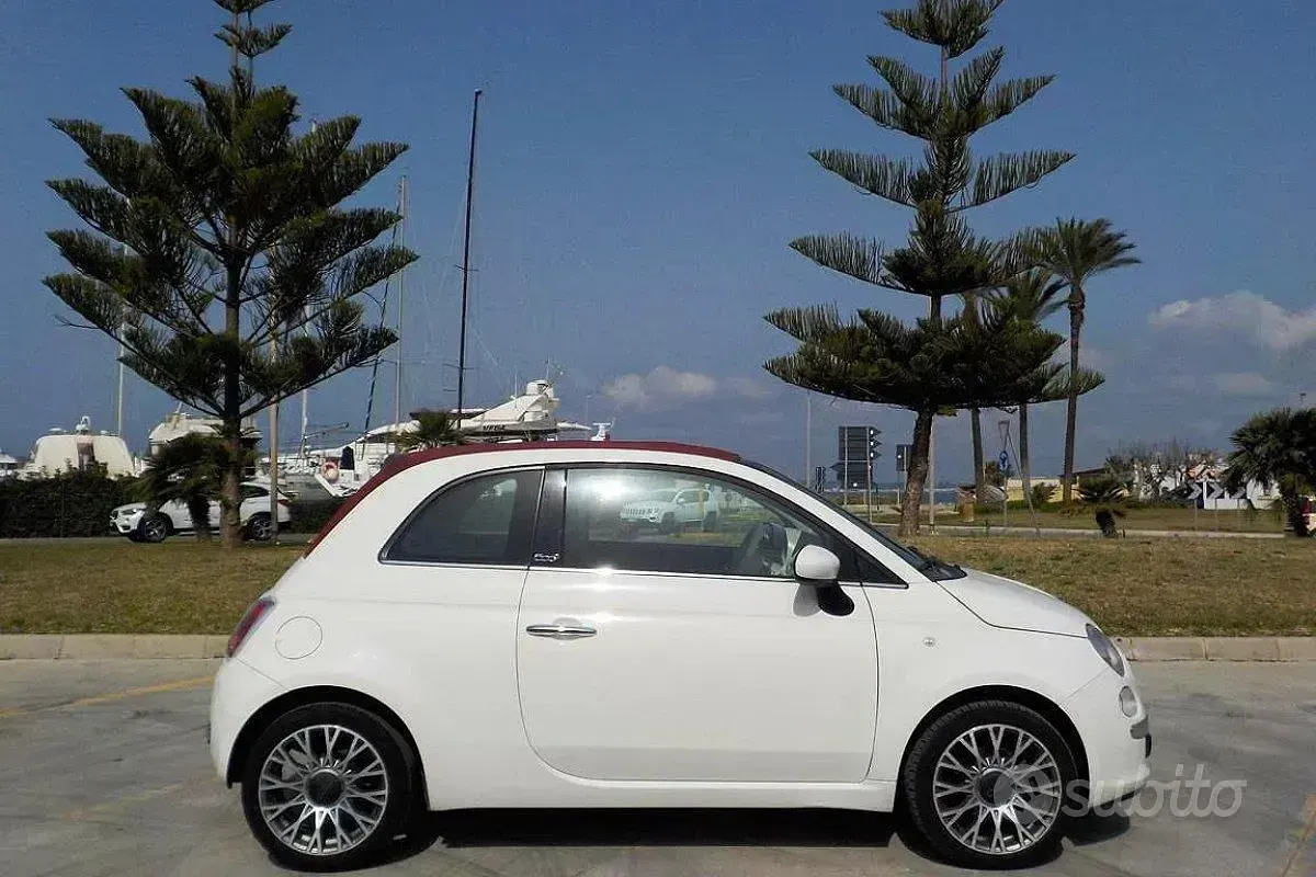 Usata Fiat 500C Rock 95 CV (69 kW) 2012 Bianco Cabrio
