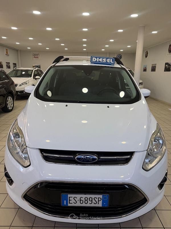 Usata Ford C-MAX Titanium 116 CV (85 kW) 2013 Bianco Monovolume