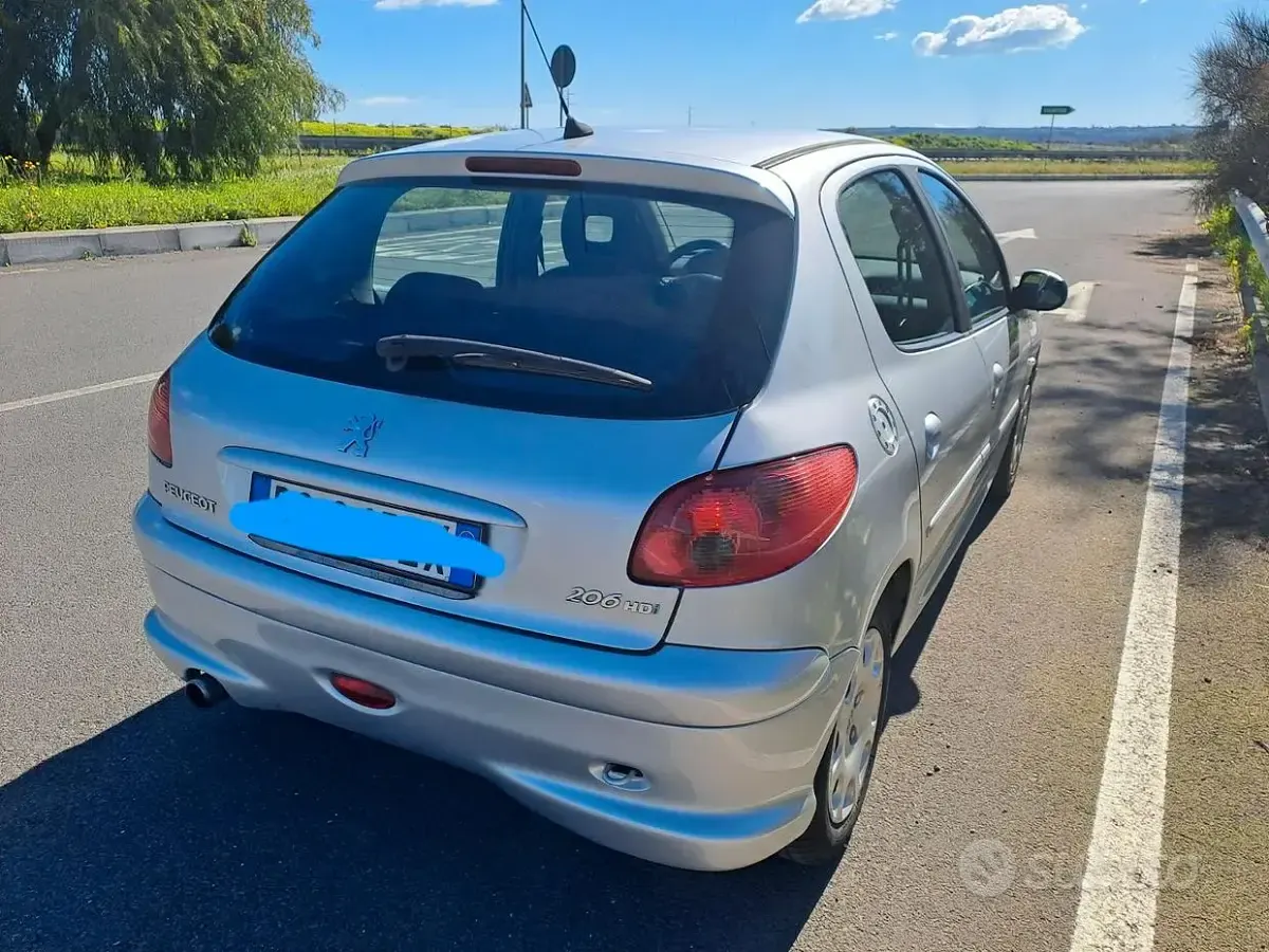 Usata Peugeot 206 68 CV (50 kW) 2008 Grigio Berlina