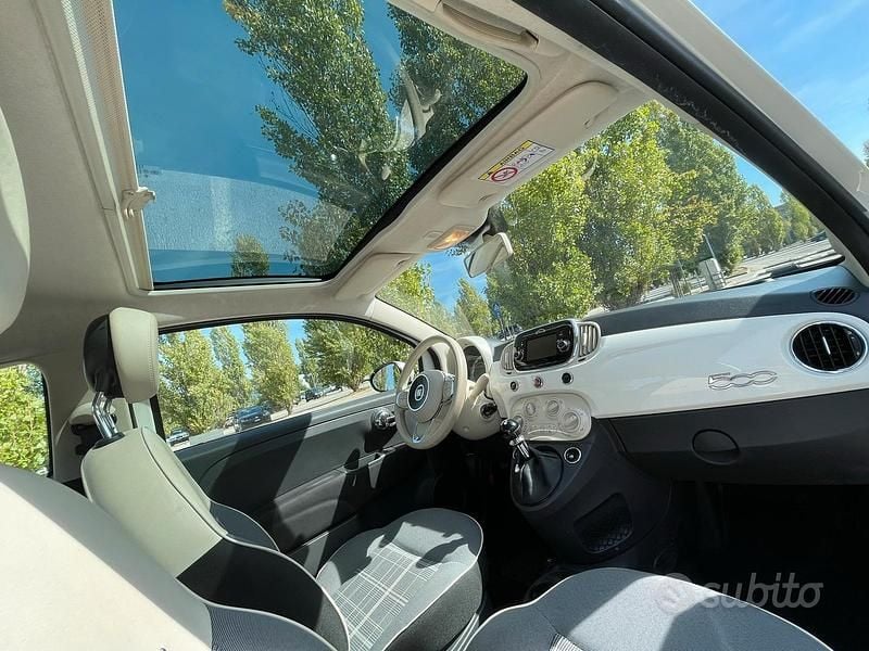 Usata Fiat 500 Lounge 69 CV (50 kW) 2017 Bianco Utilitaria
