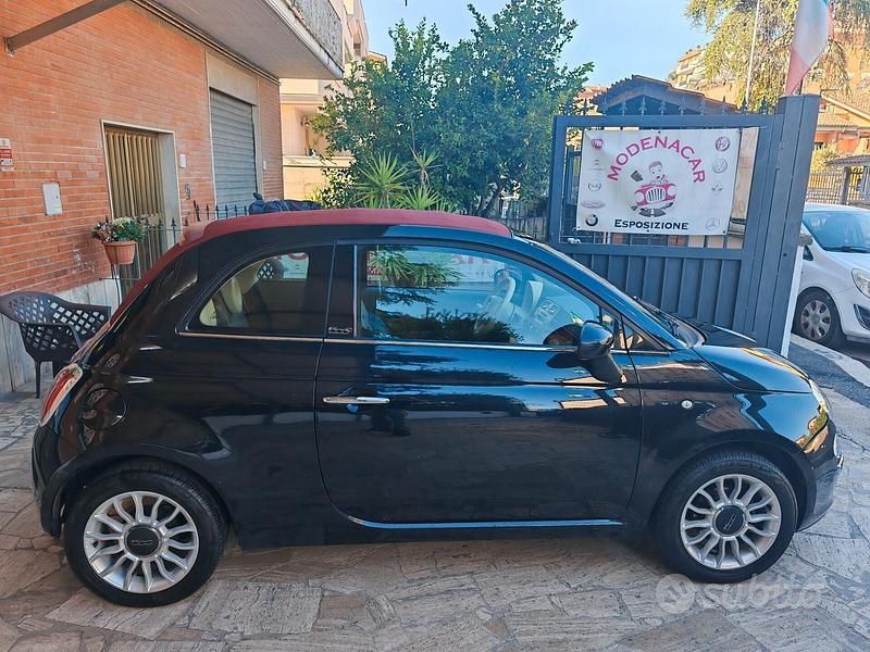 Nero Usata 2014 Fiat 500C Lounge Cabrio | 7500 € (Ottimo prezzo) - Immagine 1/4