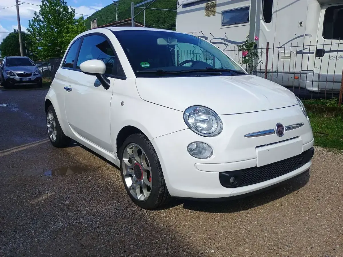 Usata Fiat 500 Sport 101 CV (74 kW) 2008 Bianco Utilitaria