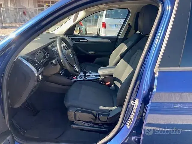 Usata BMW X3 Advantage 190 CV (139 kW) 2019 Phytonic blue metallizzato SUV