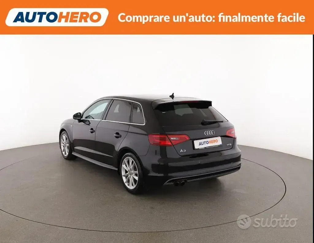 Usata Audi A3 Attraction 125 CV (91 kW) 2016 Nero Berlina