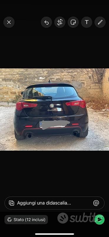 Usata Alfa Romeo Giulietta 140 CV (102 kW) 2010 Nero Berlina
