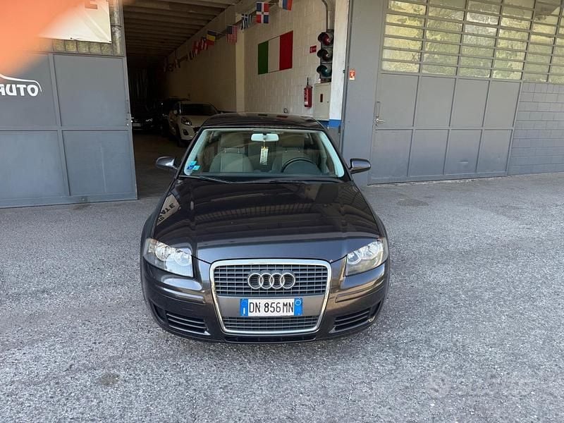 Usata Audi A3 Ambition 105 CV (77 kW) 2008 Nero Utilitaria