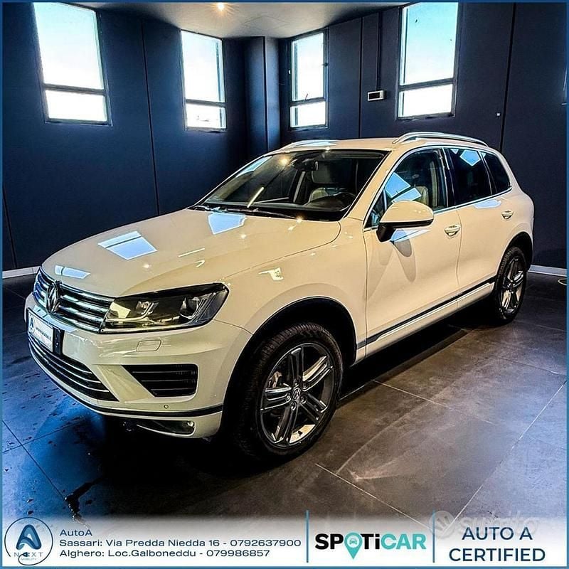 Usata VW Touareg 204 CV (150 kW) 2015 Bianco SUV