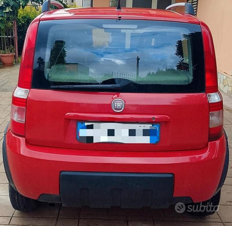 Usata Fiat Panda 4x4 2008 Rosso Utilitaria