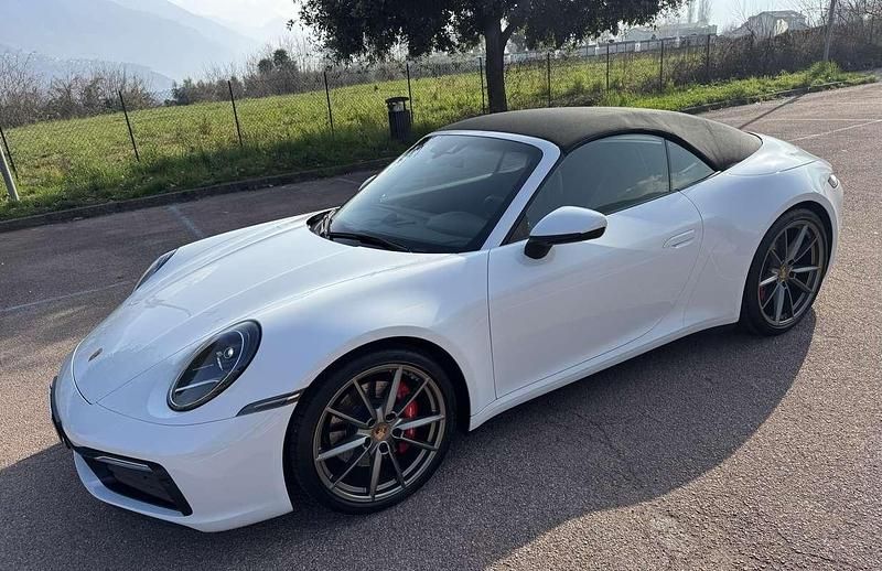 Usata Porsche 911 Carrera 4S Cabriolet 450 CV (330 kW) 2020 Bianco Cabrio