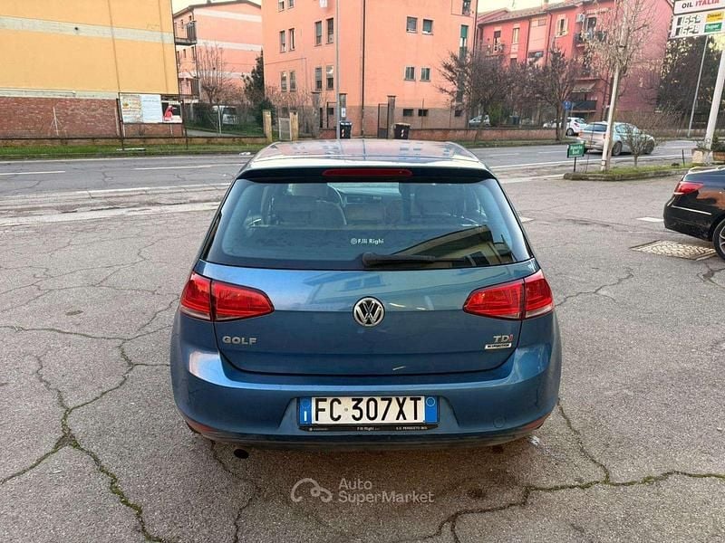 Usata VW Golf VII 110 CV (80 kW) 2016 Blu/azzurro Berlina