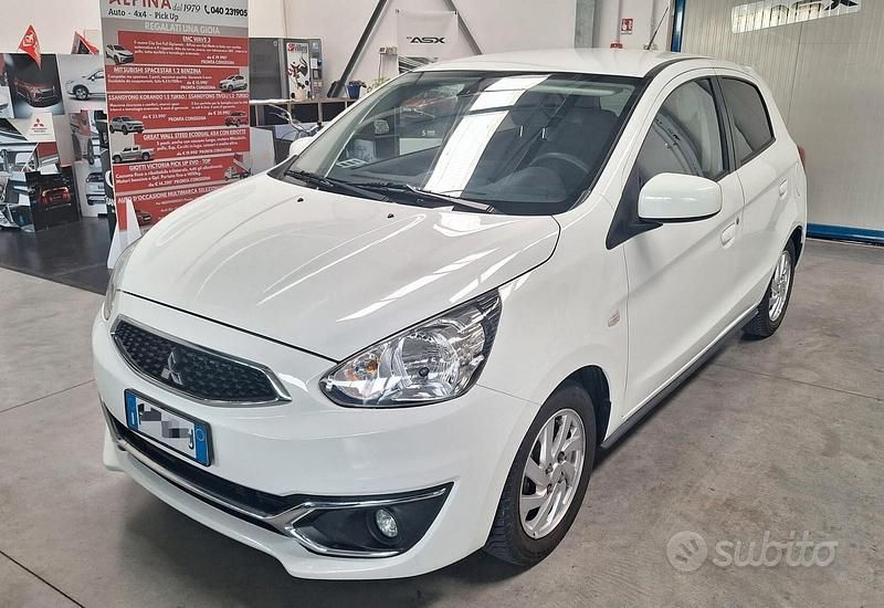 Usata Mitsubishi Space Star Intense 71 CV (52 kW) 2019 Bianco Utilitaria