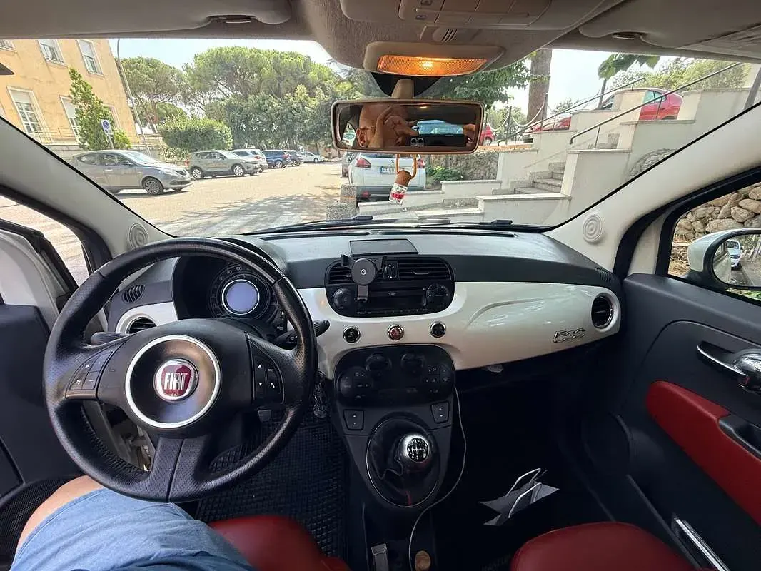 Usata Fiat 500 Pop 75 CV (55 kW) 2008 Bianco Utilitaria