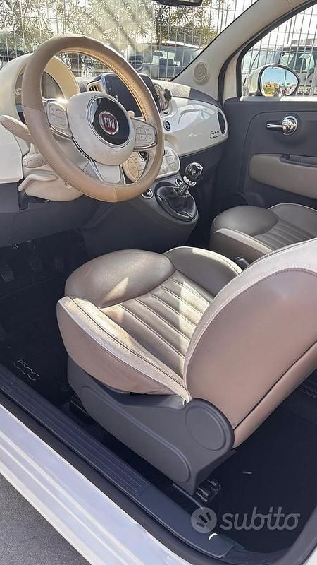 Usata Fiat 500 69 CV (50 kW) 2017 Bianco Berlina
