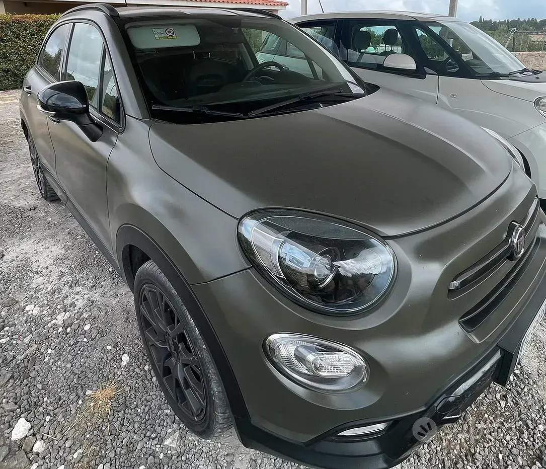 Usata Fiat 500X 95 CV (69 kW) 2017 Verde SUV
